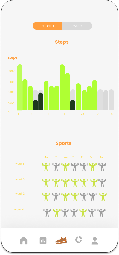 App illustration showing mood and sleep tracking